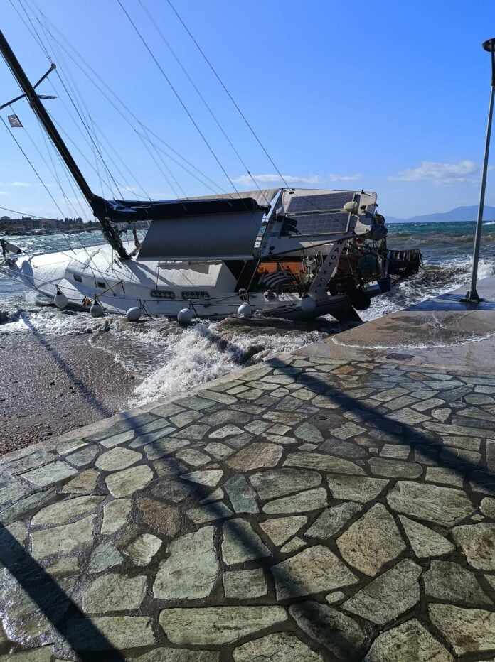 Καταστροφές και Περίεργα Θεάματα στον Παγασητικό λόγω Καιρικών Συνθηκών